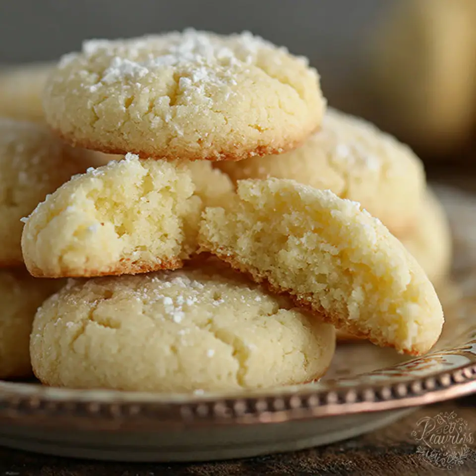 Mini Sugar Cookies, ready to serve
