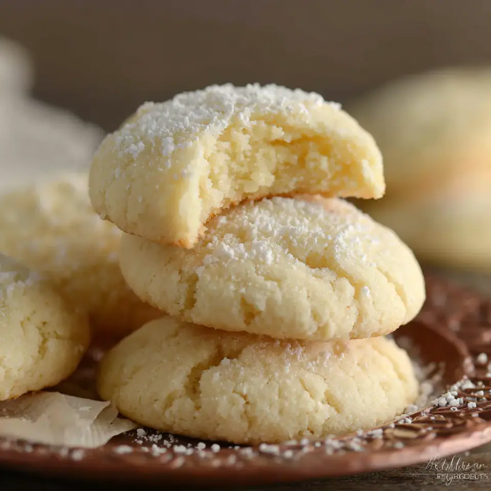 Mini Sugar Cookies served on the table