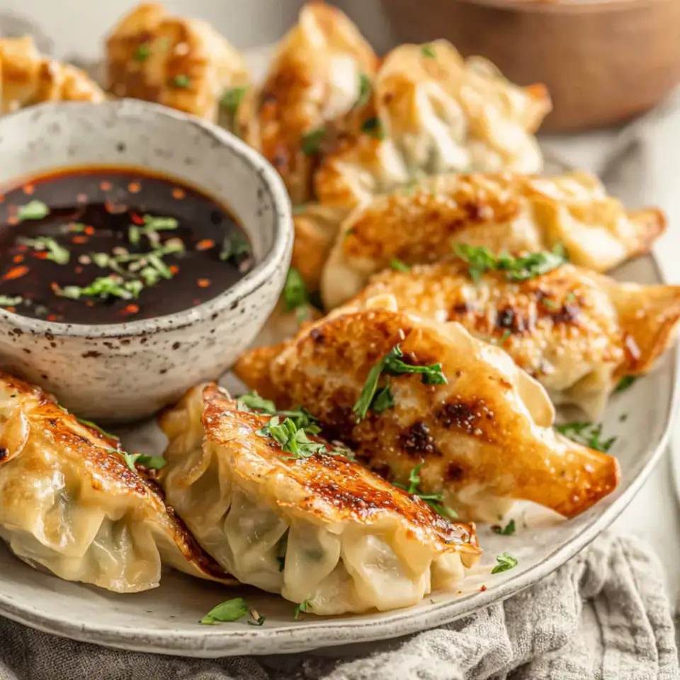 Air Fryer Dumplings, ready to serve