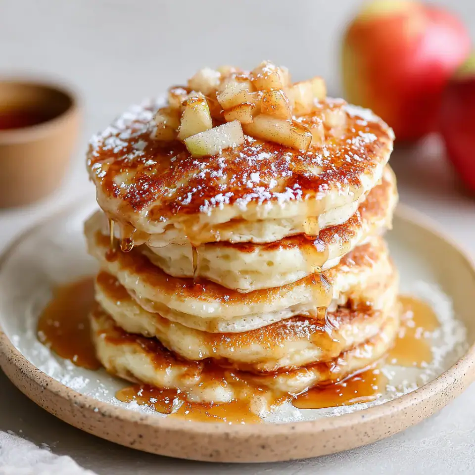 A close look at Apple Cinnamon Pancakes