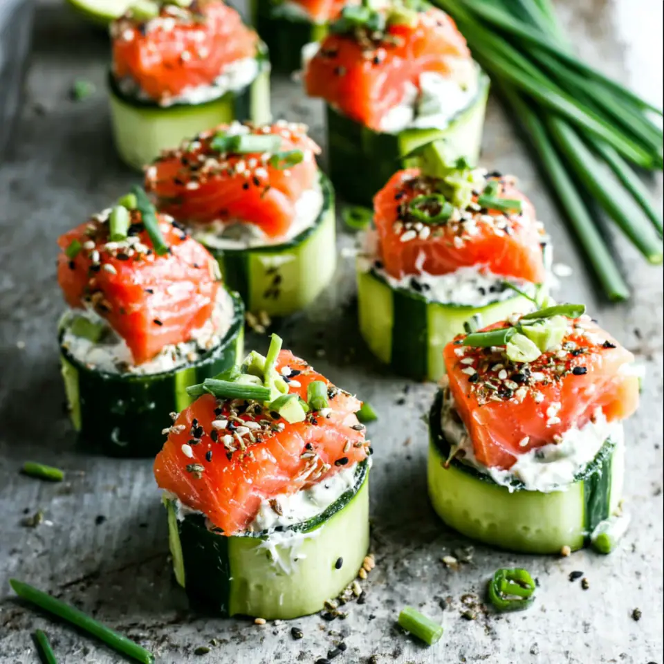 Avocado Salmon Rolls
