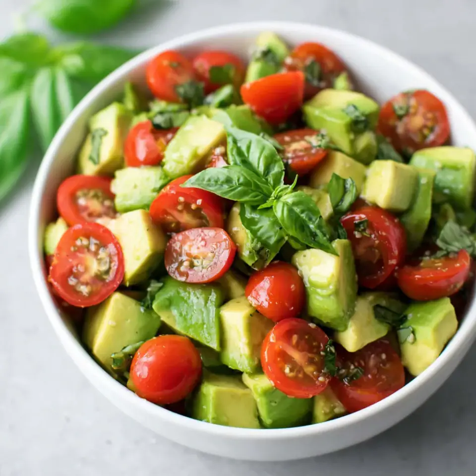 A close look at Avocado & Tomato Salad