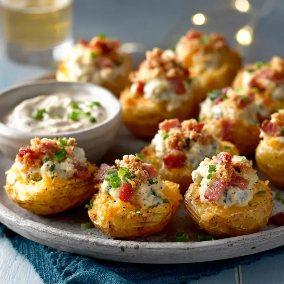 A close look at Loaded Mini Potato Skins