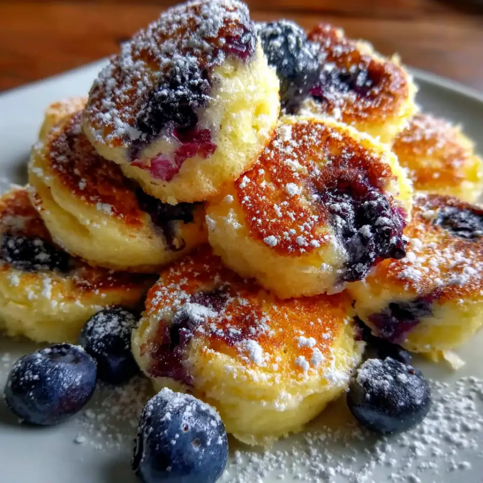 Blueberry Lemon Pancake Bites