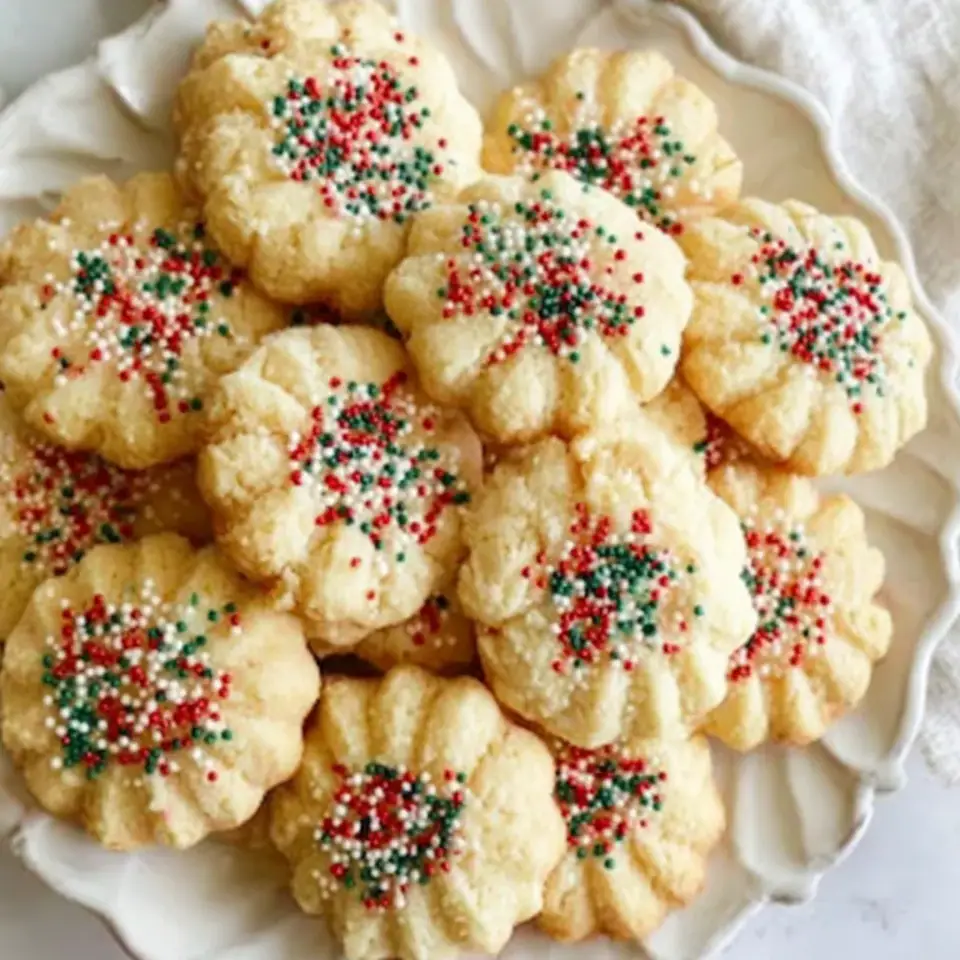 Butter Cookies served on the table