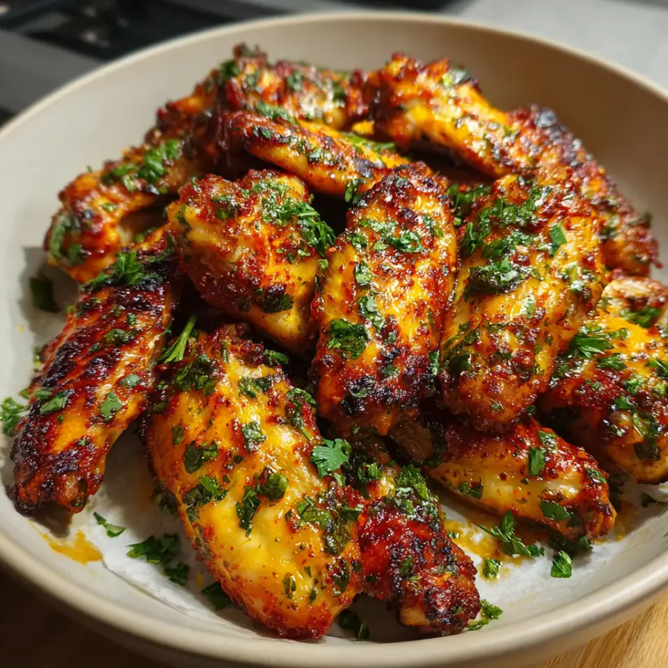 Cajun Garlic Chicken Wings