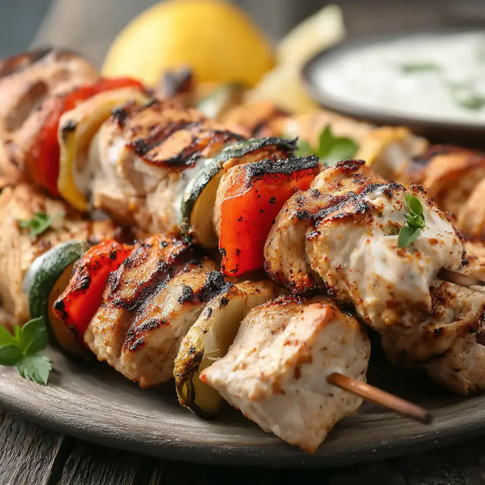 Chicken Kebab Recipe, ready to serve