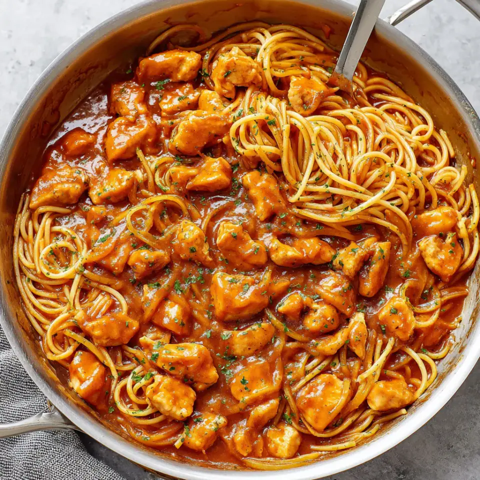 Chicken Scallopini, ready to serve