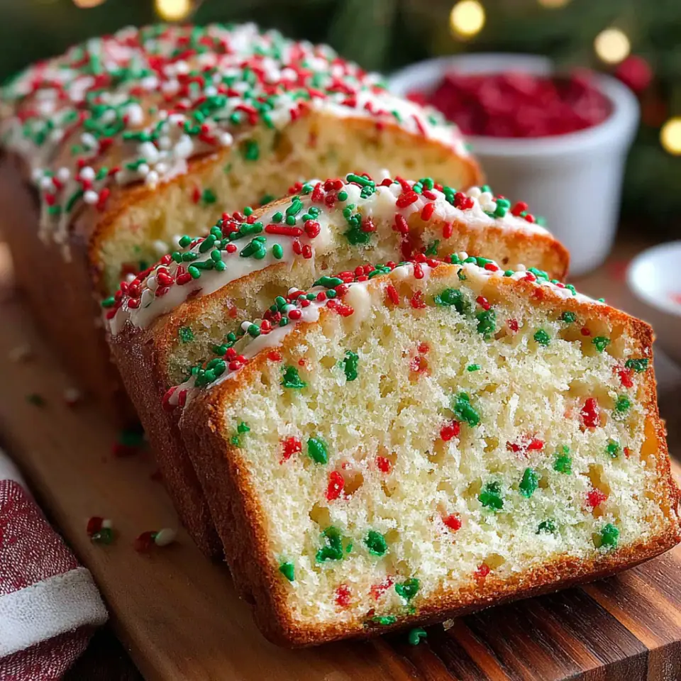 Christmas Sprinkle Buttermilk Bread