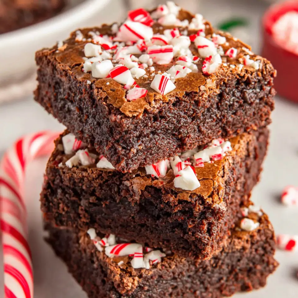 Classic Chocolate Peppermint Brownies