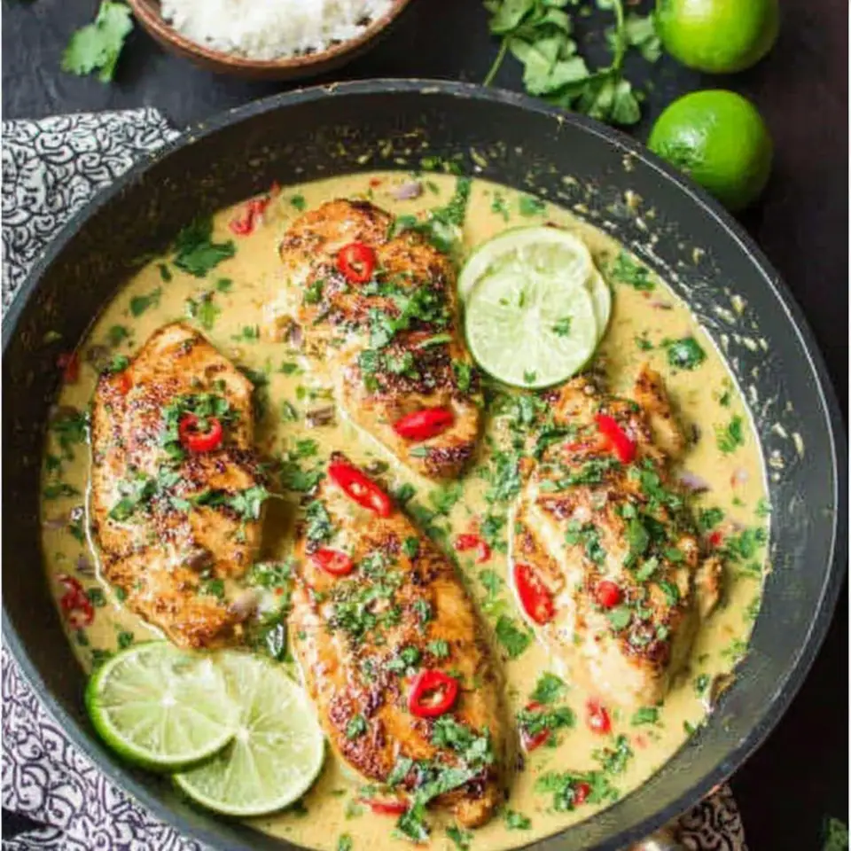Coconut Lime Chicken (Dairy Free)