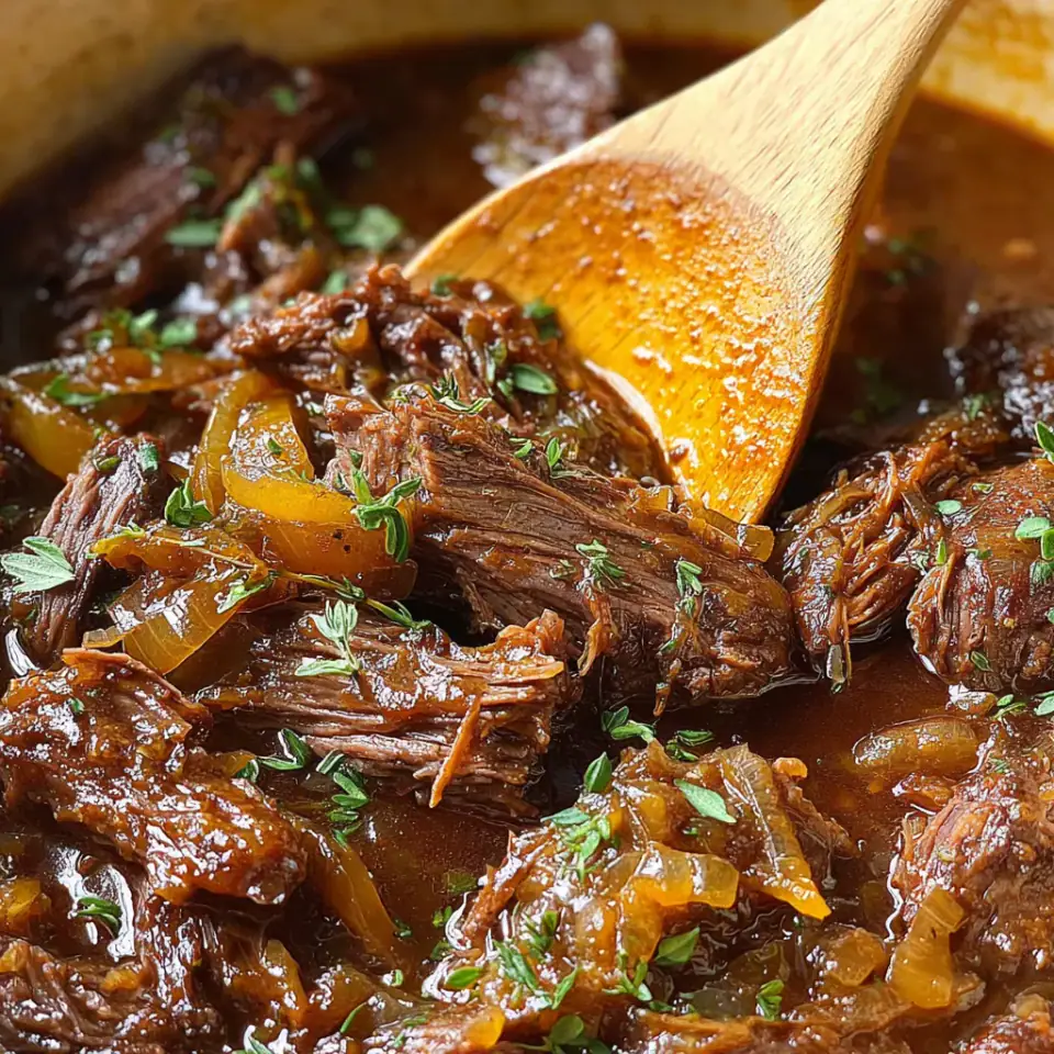 Comforting French Onion Pot Roast