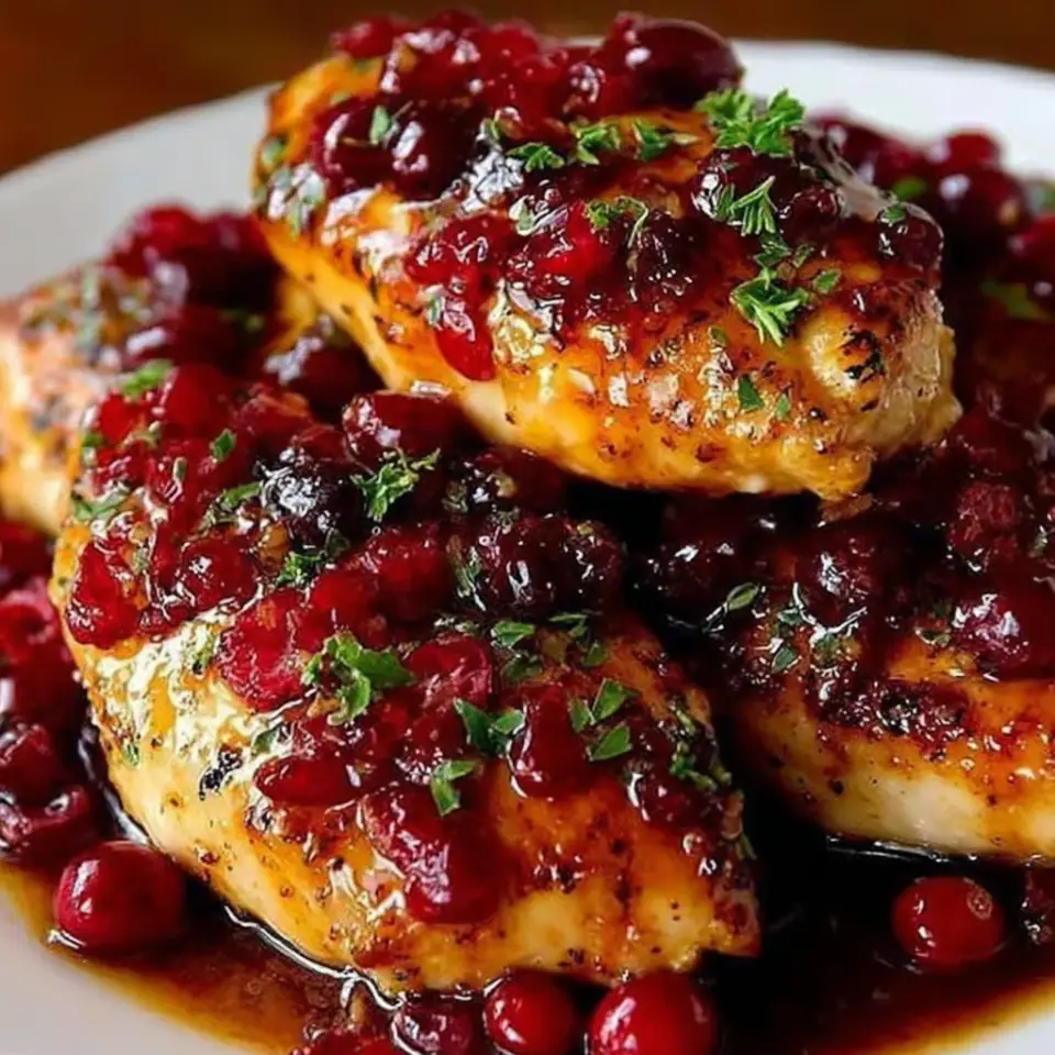 Cranberry Orange Glazed Chicken