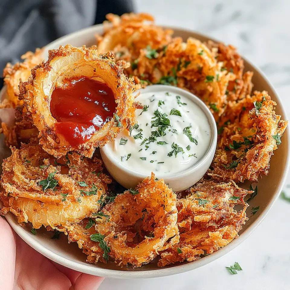 Crispy Onion Ring Chips
