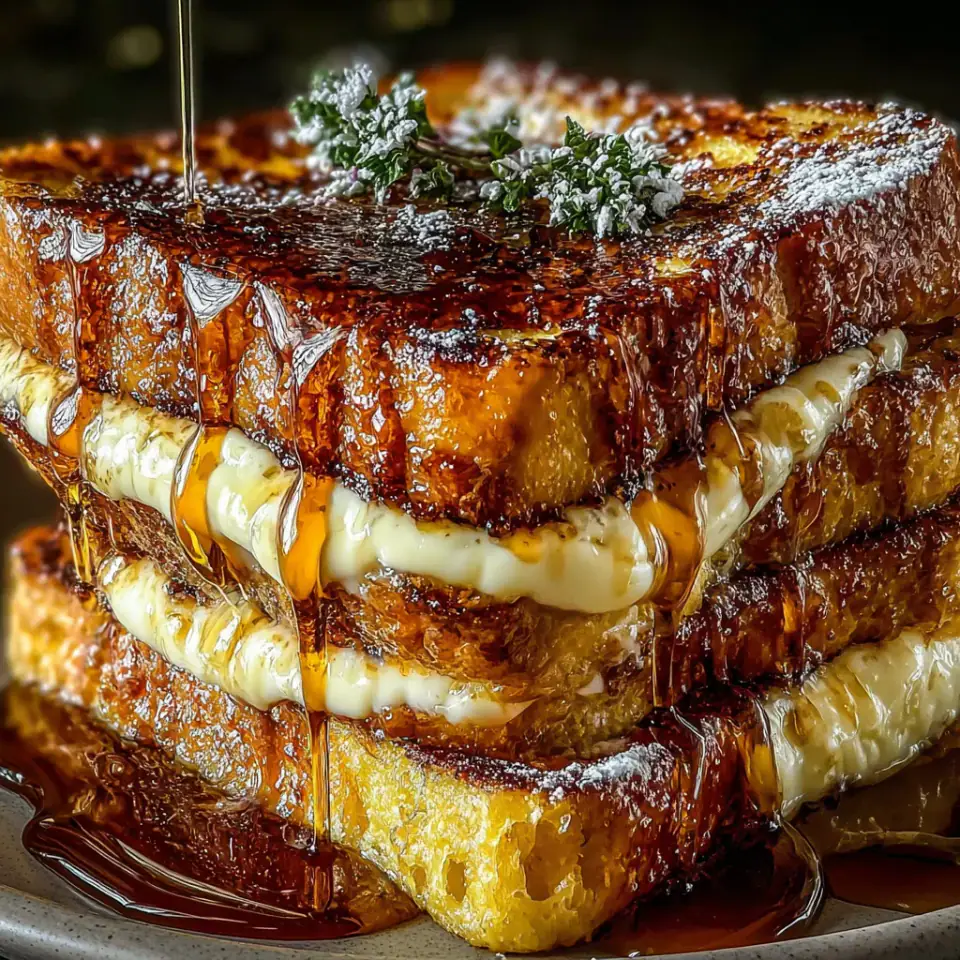 Crème Brûlée French Toast, ready to serve