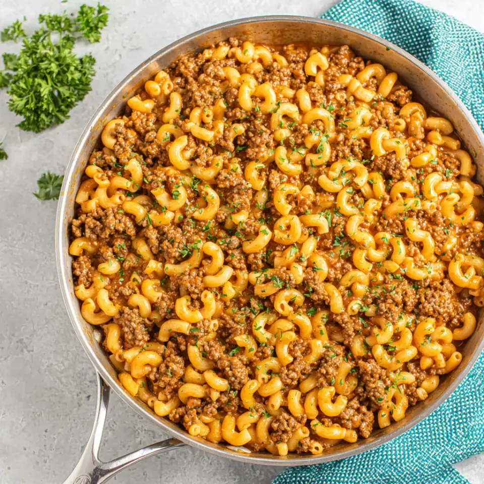 A close look at Dairy-Free Hamburger Helper
