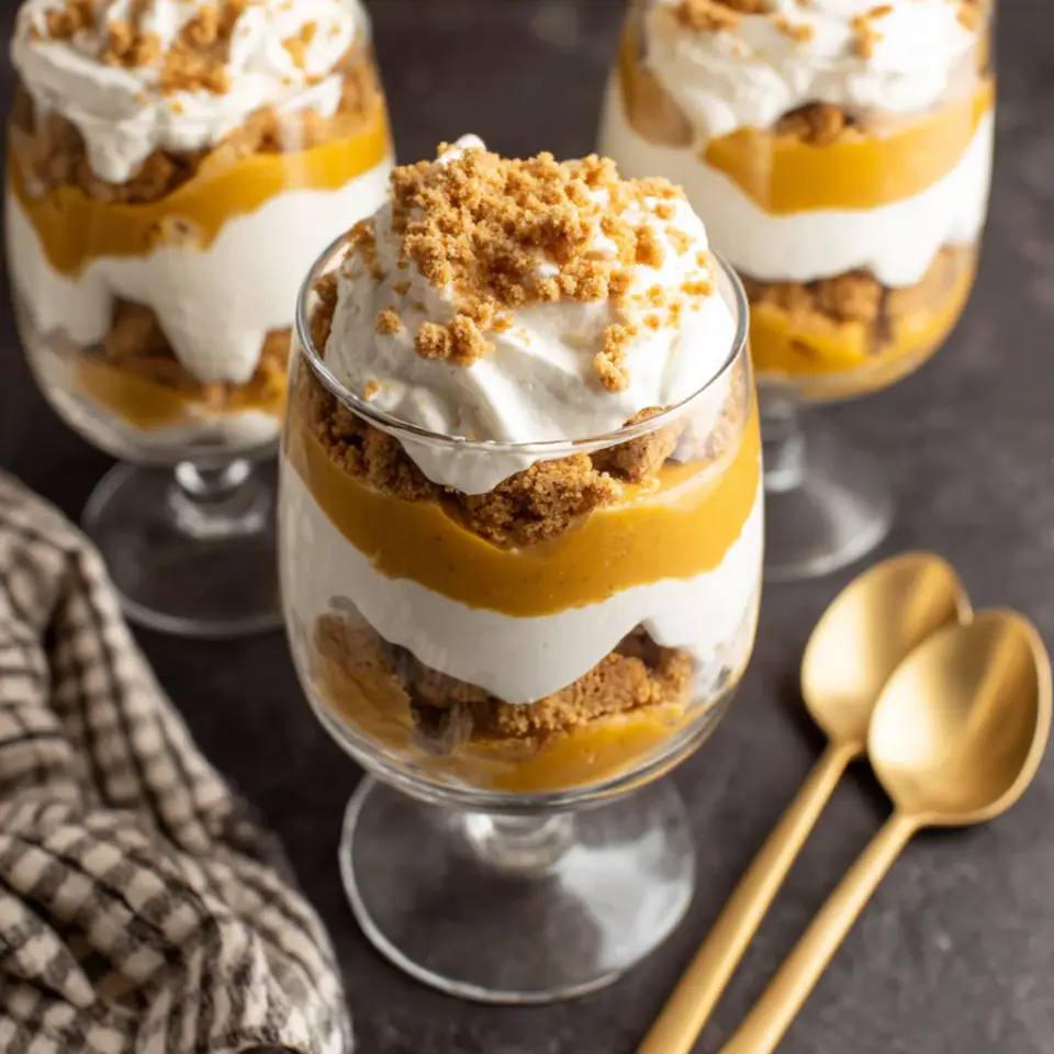 A close look at Dairy Free Pumpkin Trifle (Gluten Free)