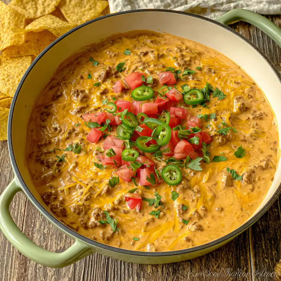 Dairy-Free Rotel Dip served on the table