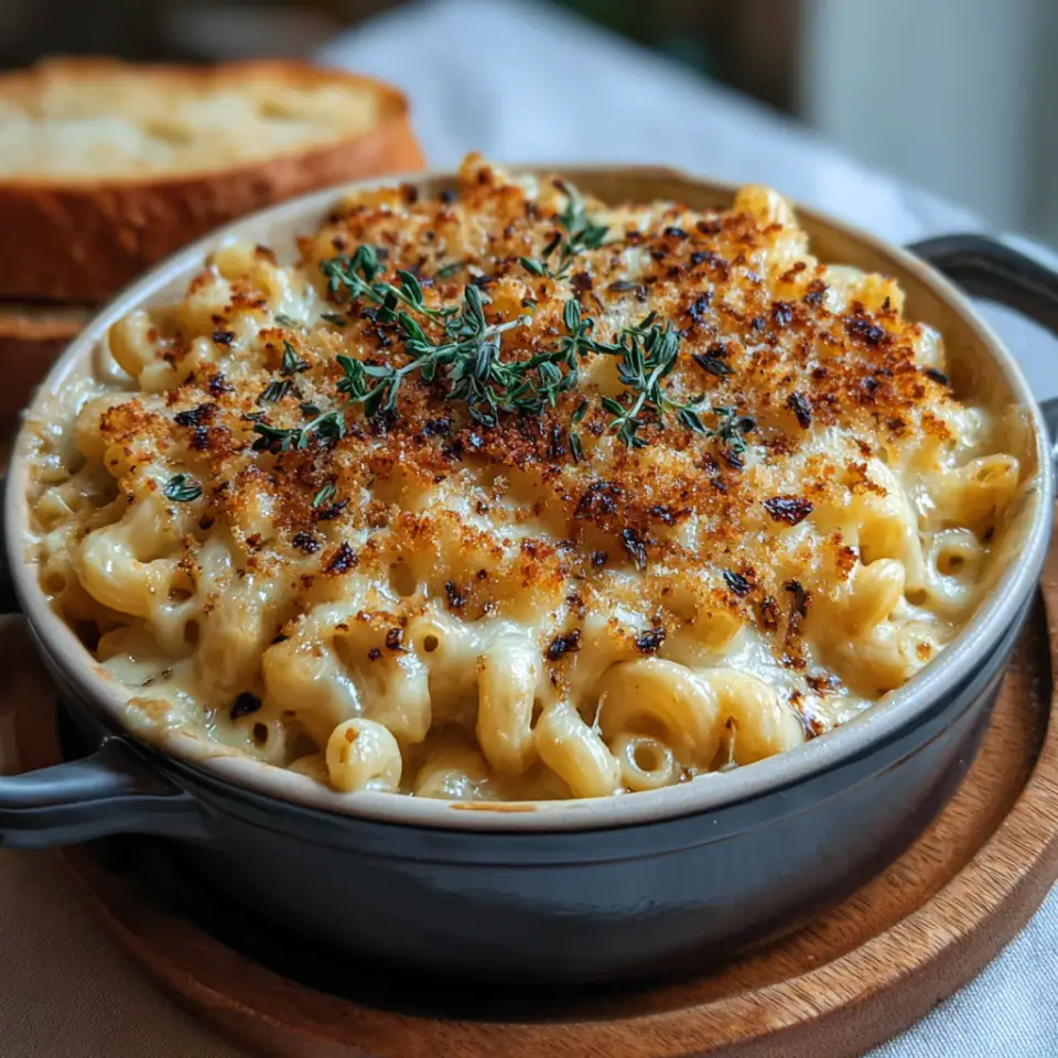 French Onion Soup Mac and Cheese