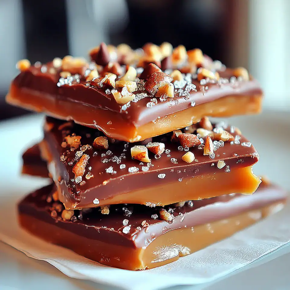 A close look at Homemade Chocolate Toffee