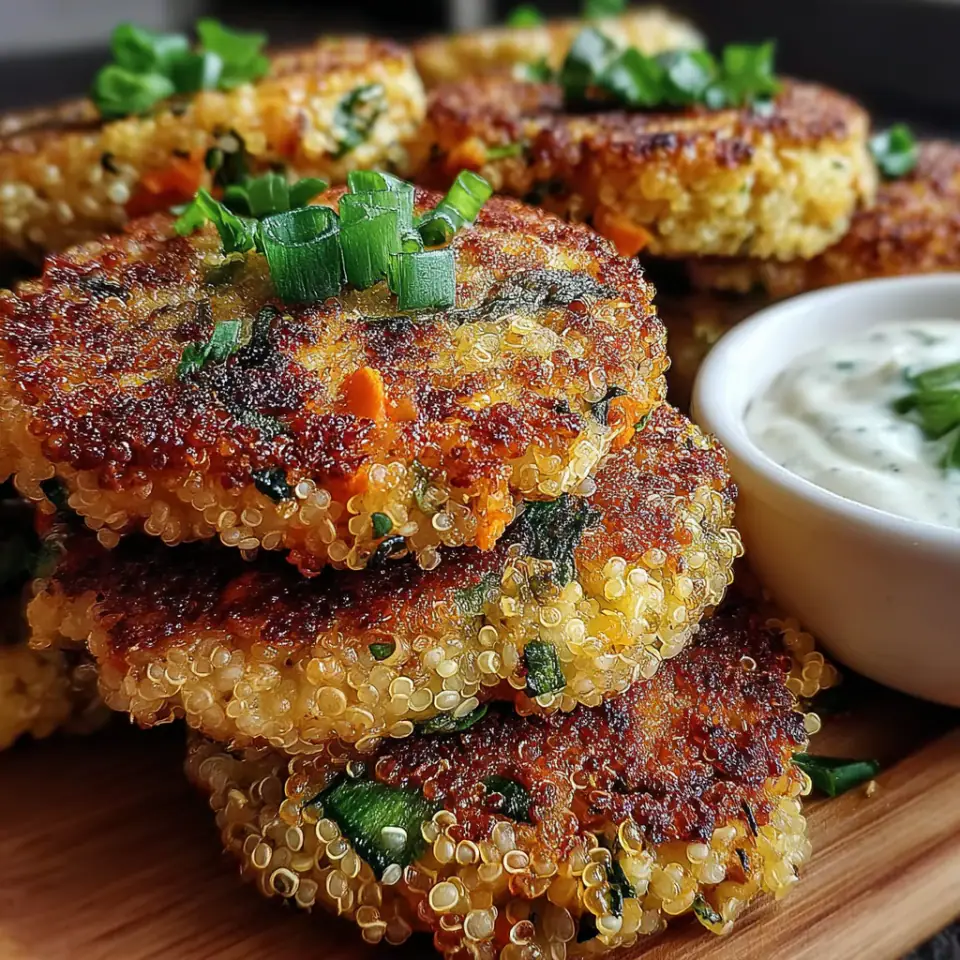 Crunchy Quinoa Veggie Patties