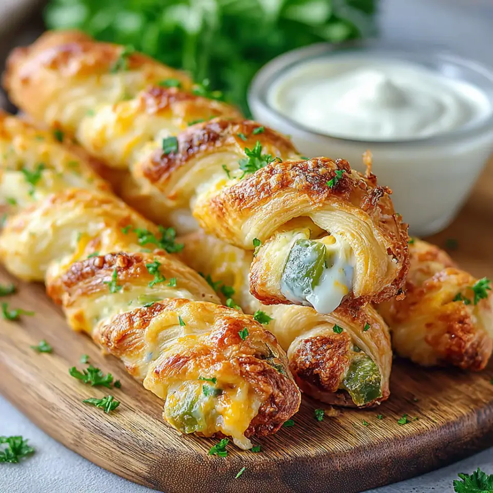 Jalapeño Popper Puff Pastry Twists