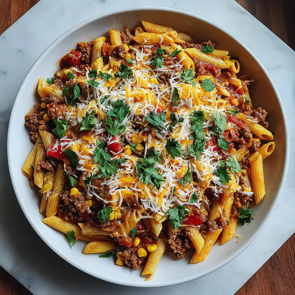 One Pot Enchilada Pasta