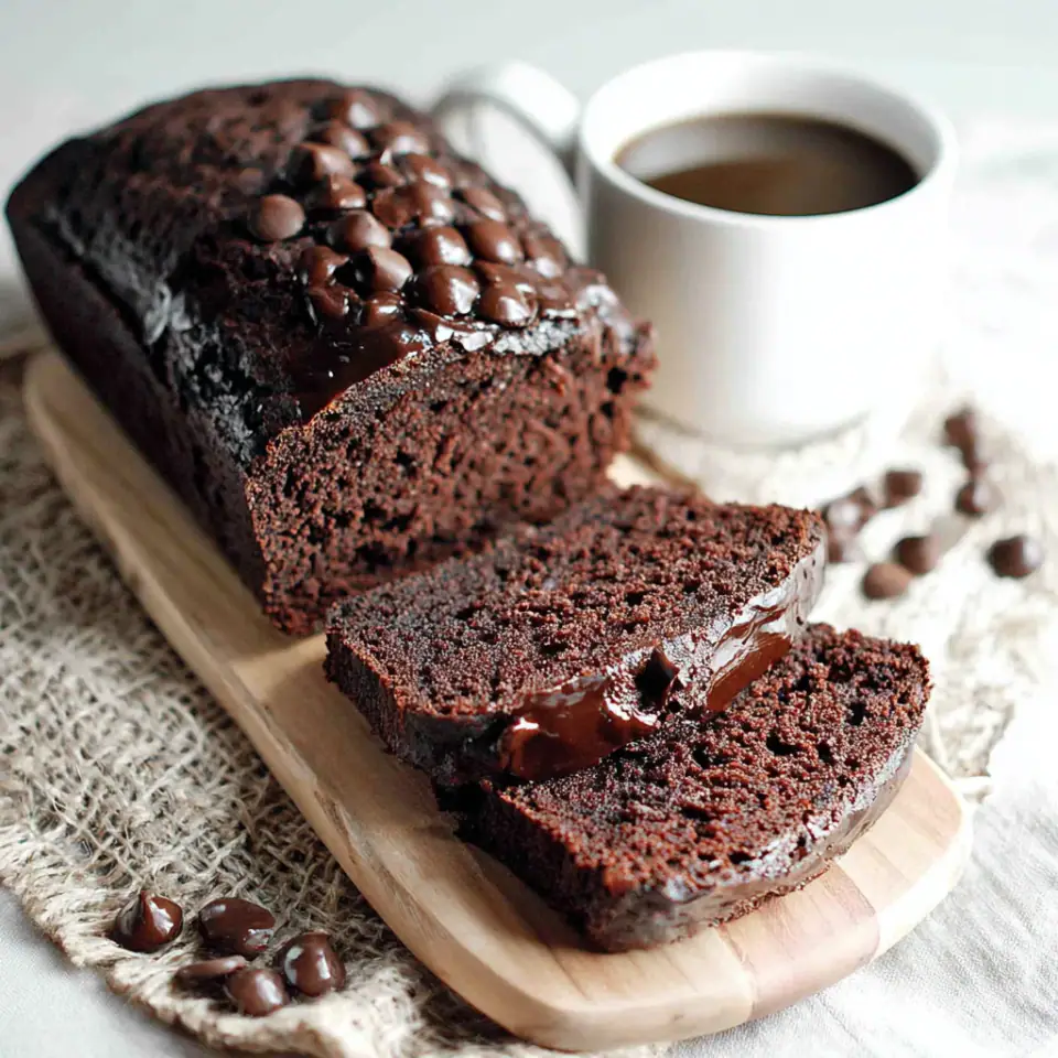A close look at Double Chocolate Banana Bread Recipe