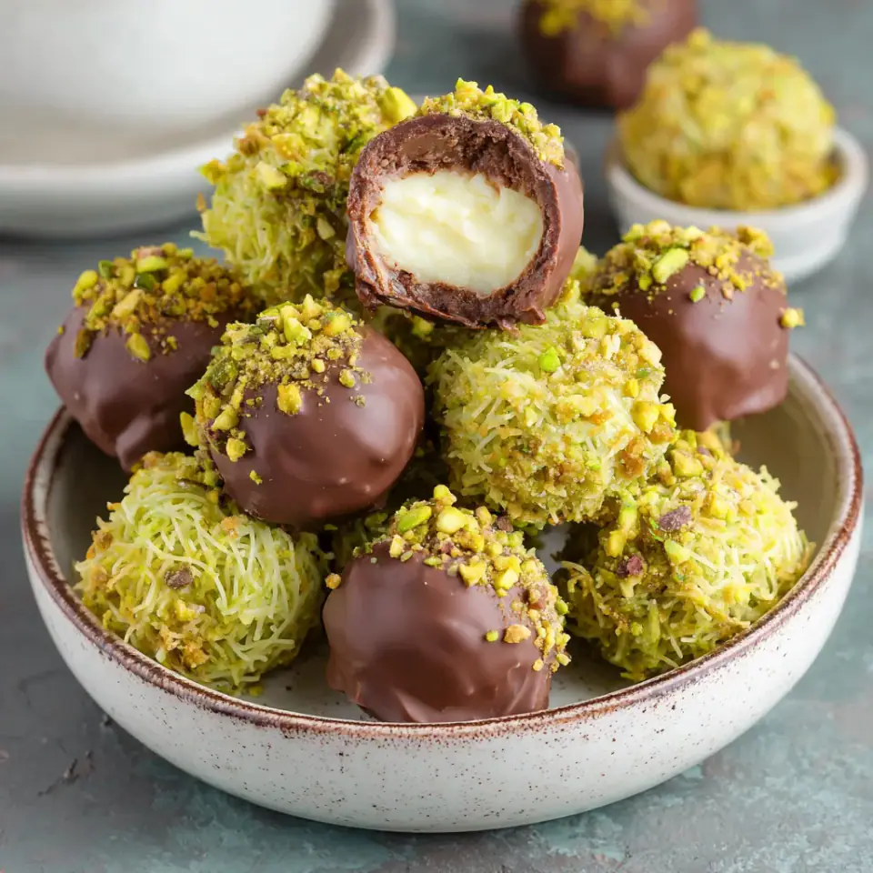 A close look at Dubai Chocolate Balls