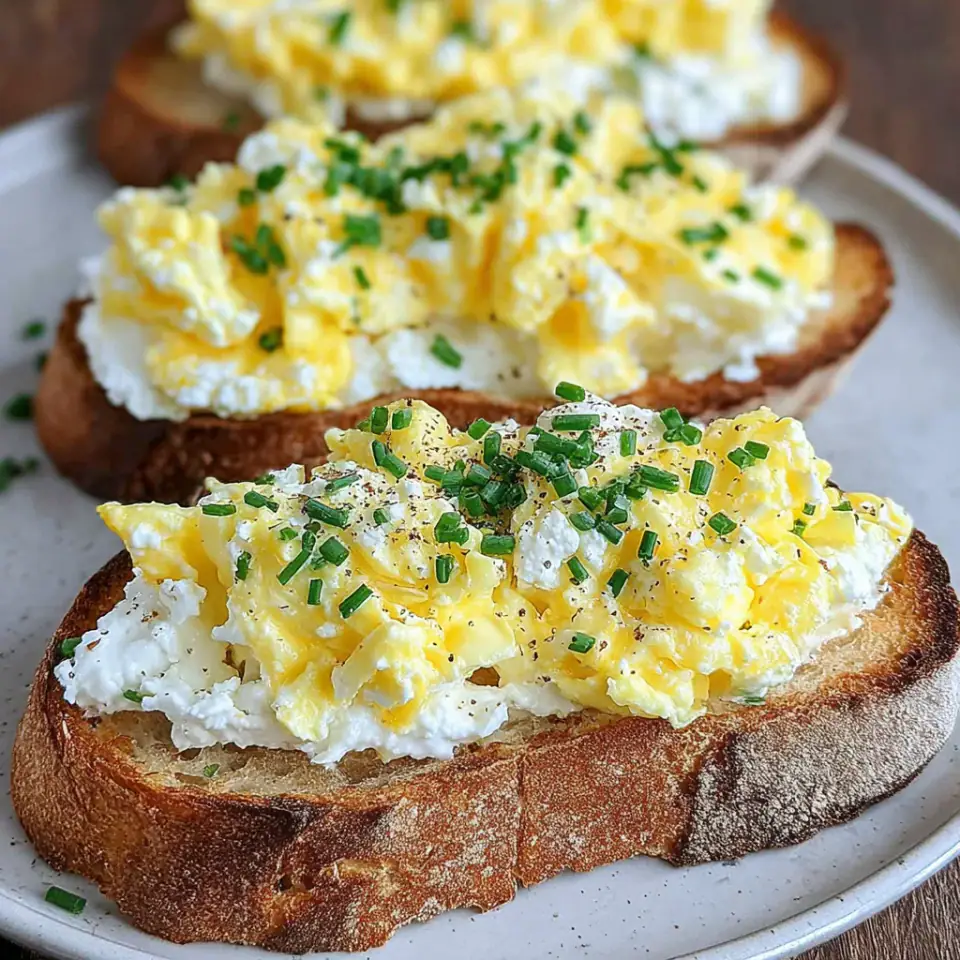Easy 6-Ingredient Egg and Ricotta Toast