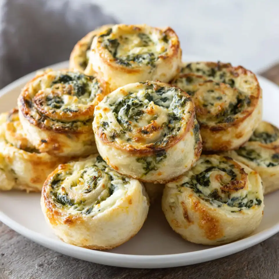 Spinach Dip Pinwheels