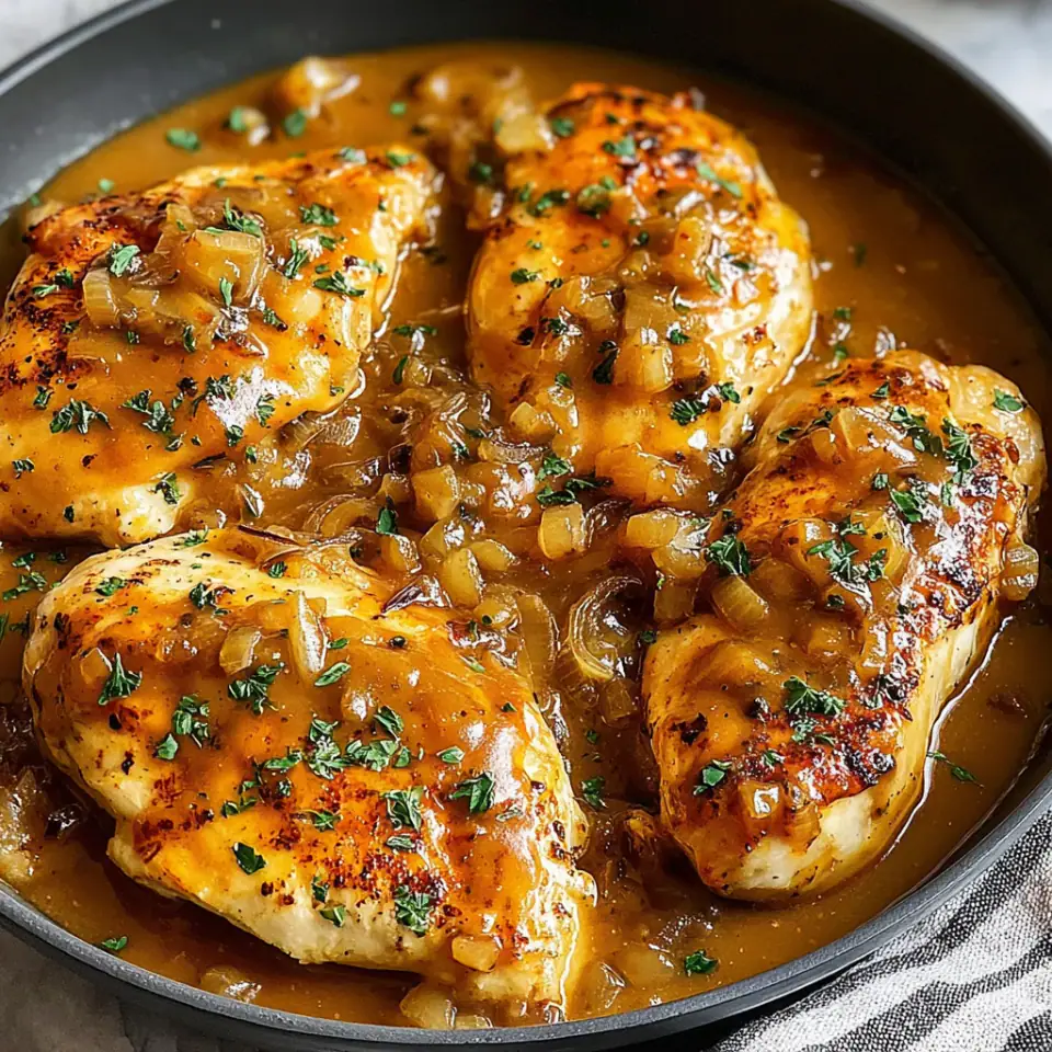 Easy Stovetop Smothered Chicken