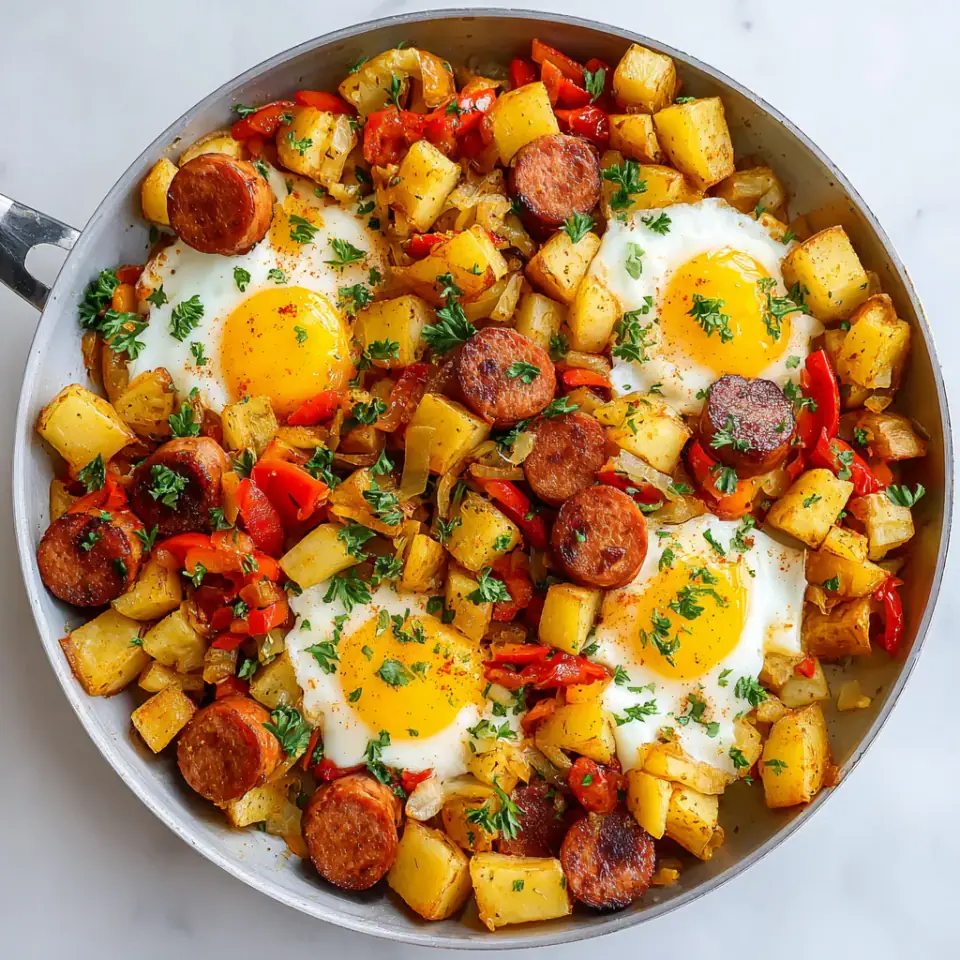 A close look at Egg Potato Hash Hot Dogs