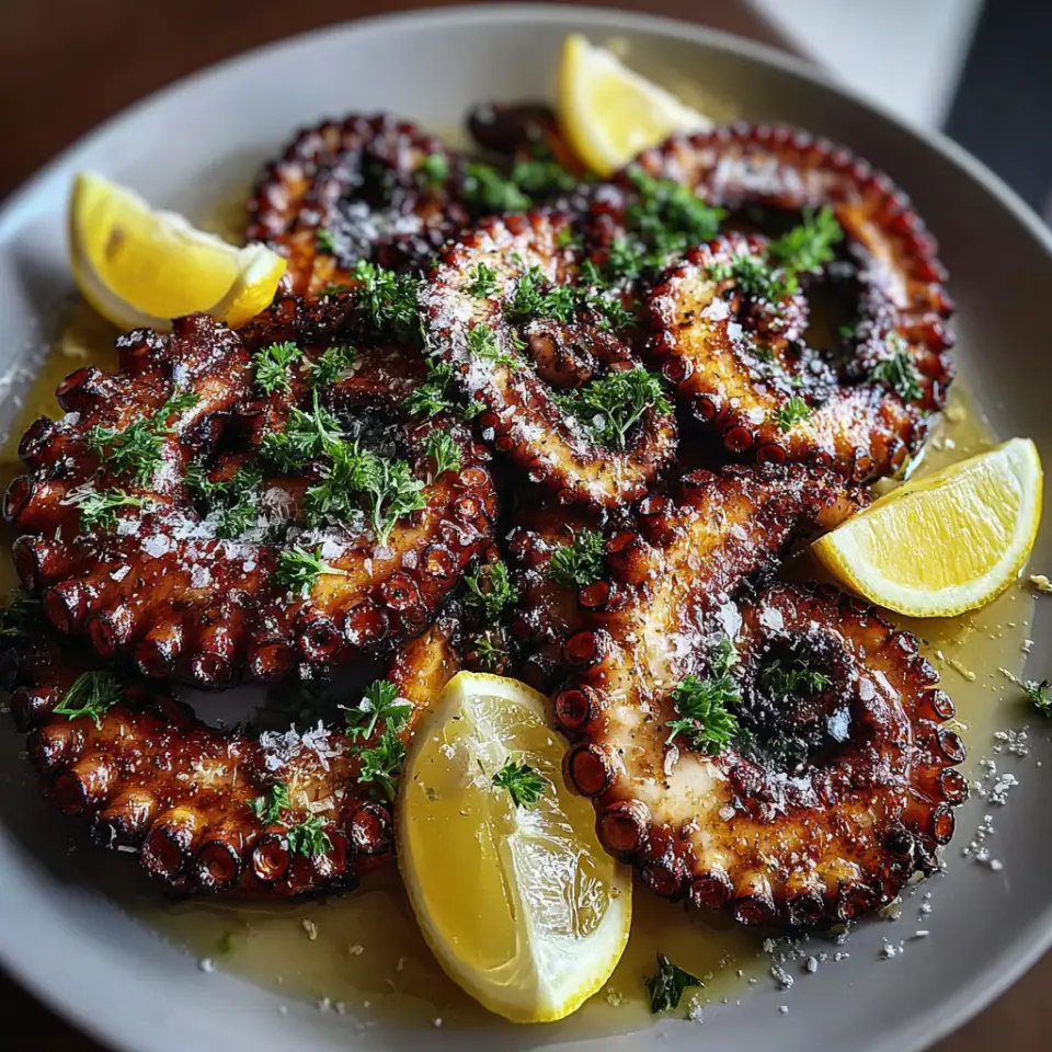 Mediterranean Grilled Octopus