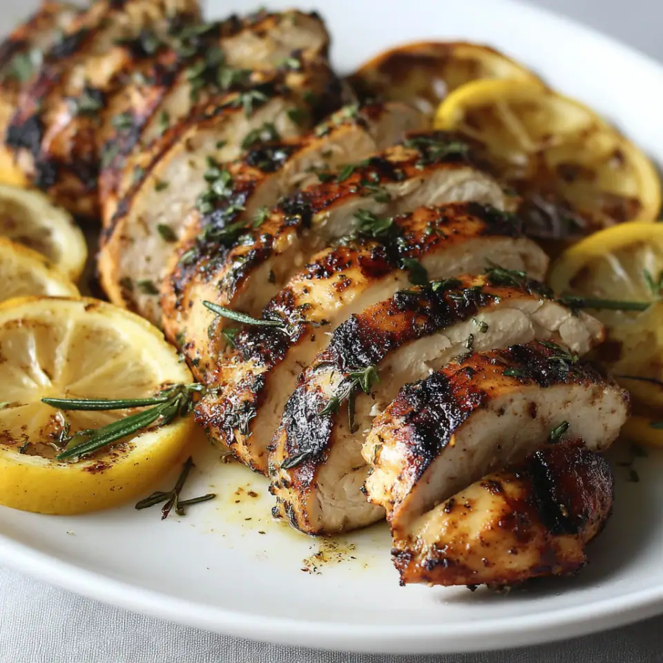 Lemon Herb Grilled Chicken Breast