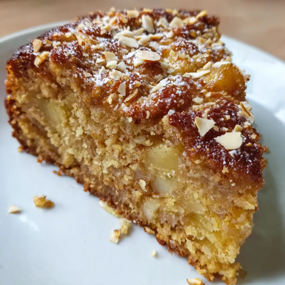 Healthy Oatmeal Apple Cake