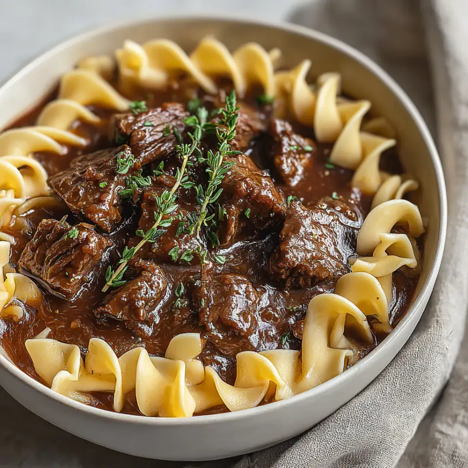Homemade Beef and Noodles