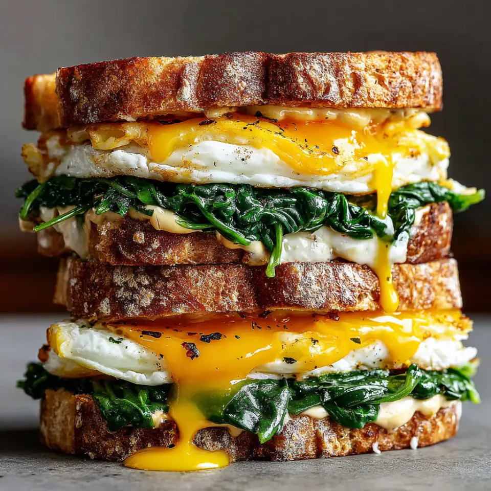High Protein Vegetarian Breakfast Sandwiches Recipe