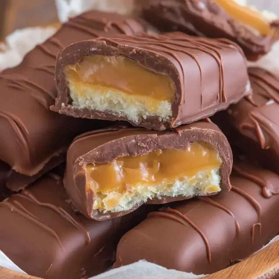 Homemade Milky Way Bars