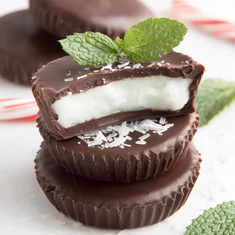 Homemade Peppermint Patties – Keto and Dairy-Free, ready to serve