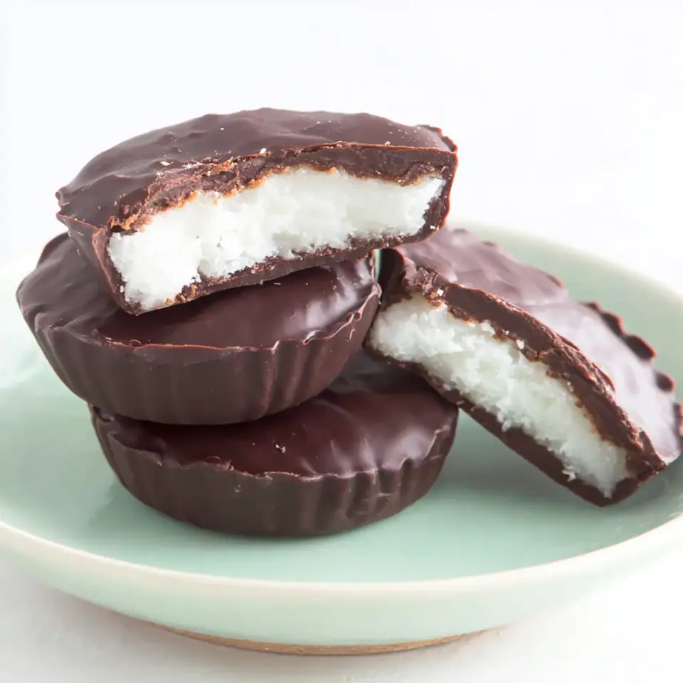 Homemade Peppermint Patties – Keto and Dairy-Free served on the table