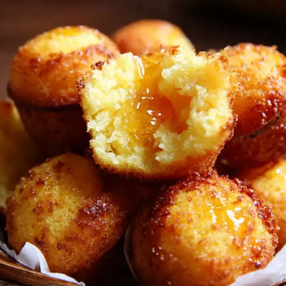 A close look at Honey Butter Cornbread Poppers