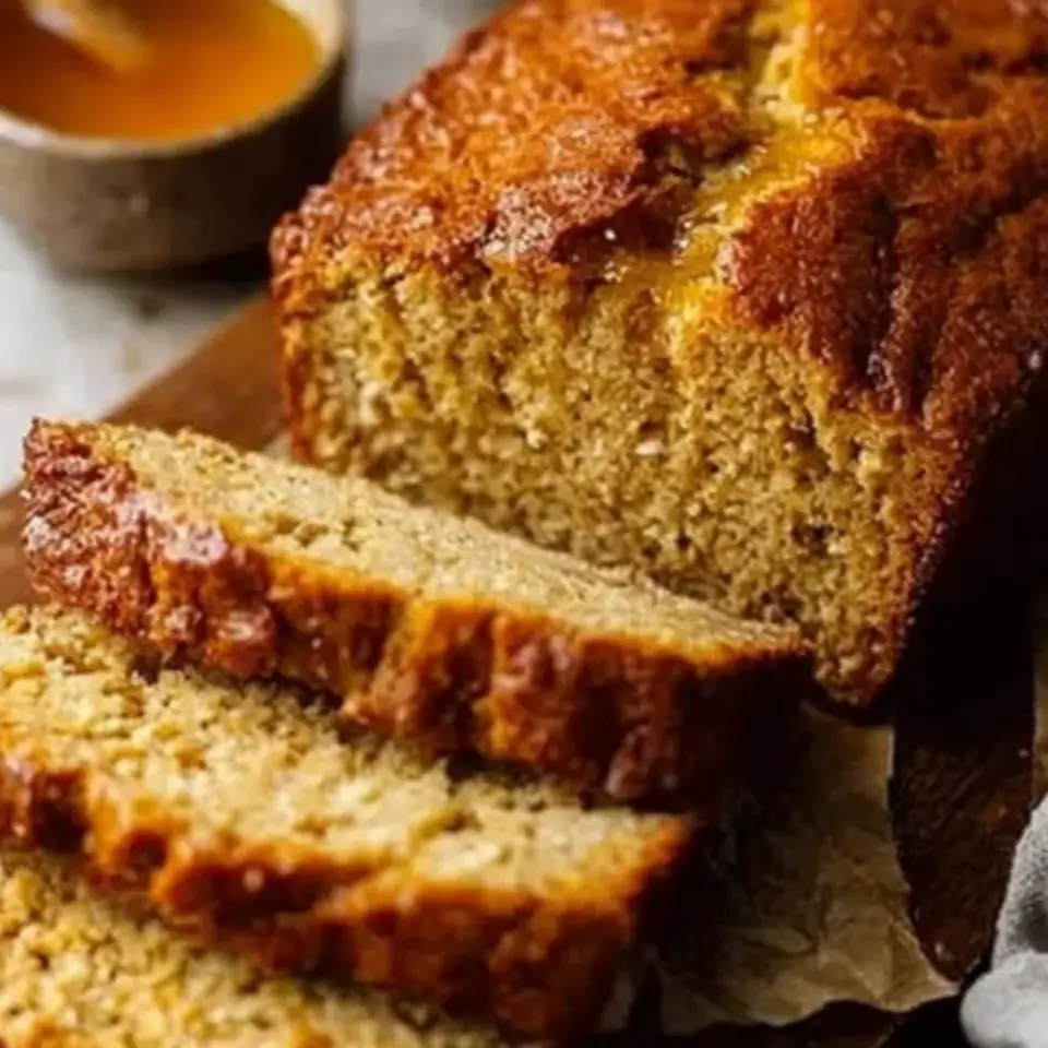 Honey Cinnamon Oatmeal Bread, ready to serve