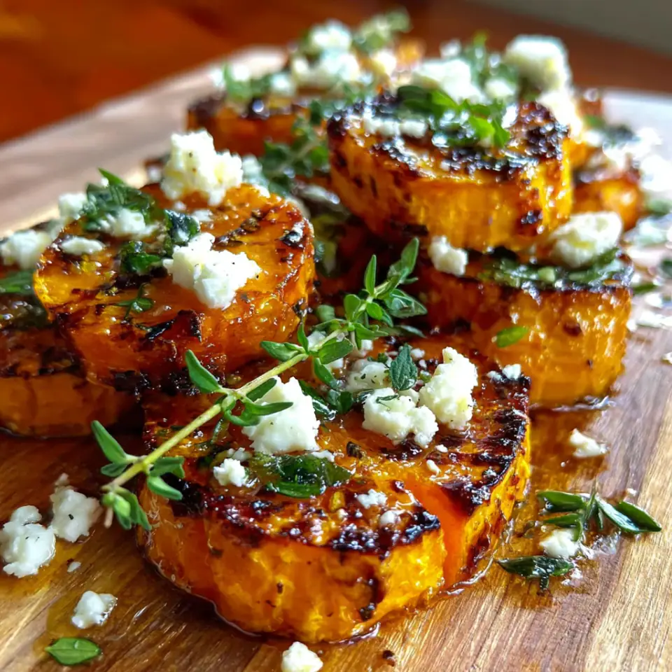 Honey Feta Sweet Potato Rounds