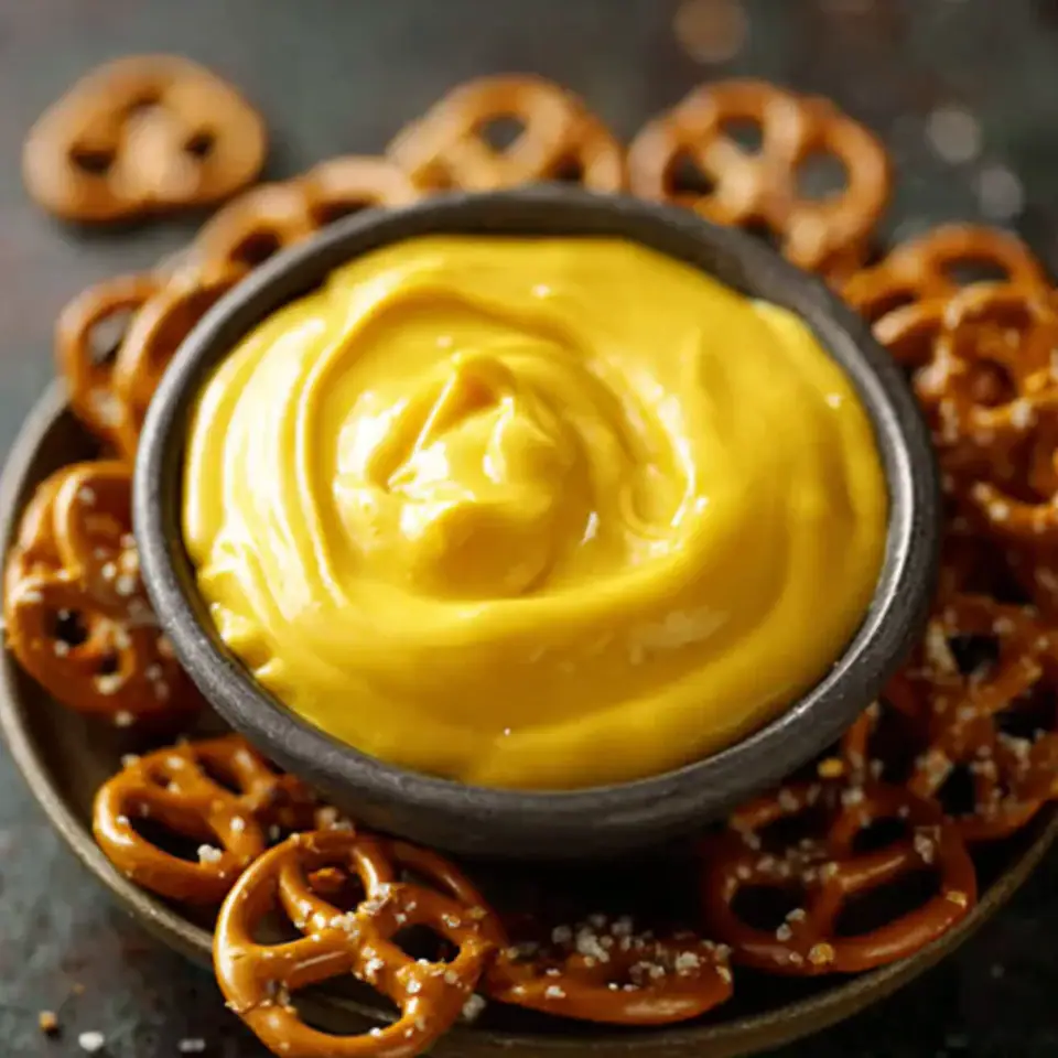 Honey Mustard Dip, ready to serve