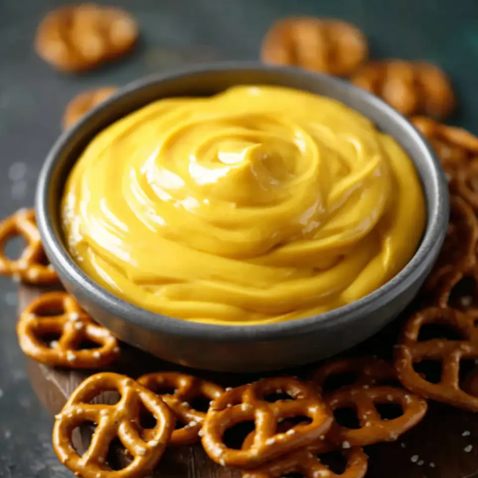 Honey Mustard Dip served on the table