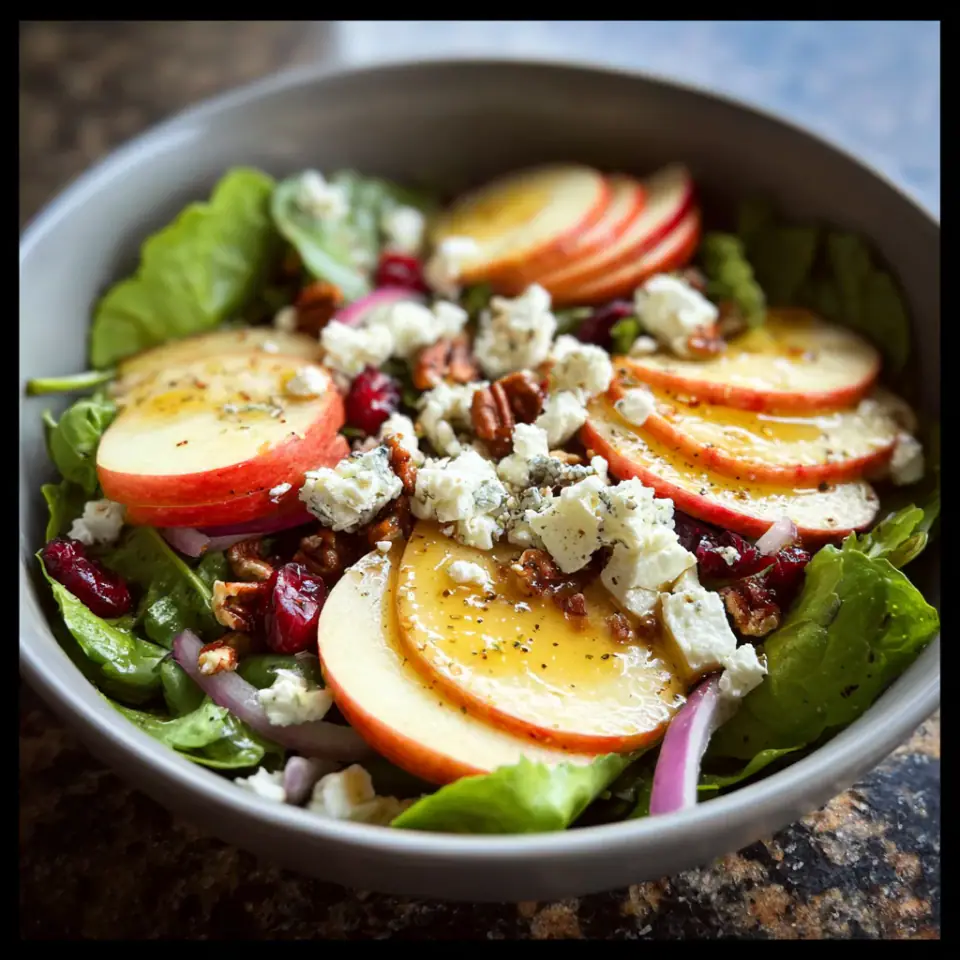 Honeycrisp Apple and Feta Salad