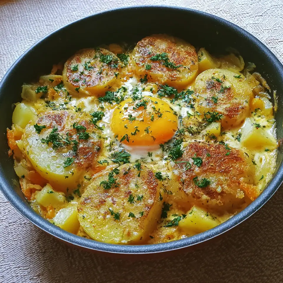 Potato and Mushroom Gratin