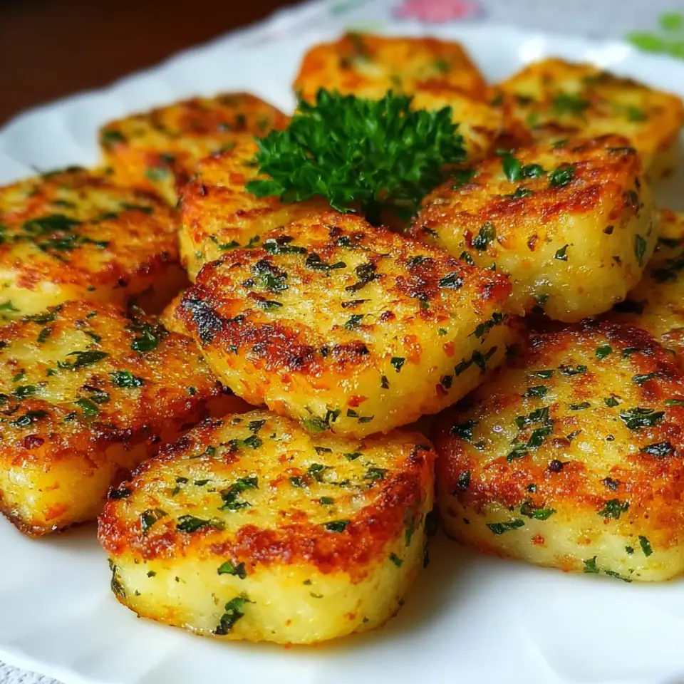 Crispy Stuffed Potato Patties