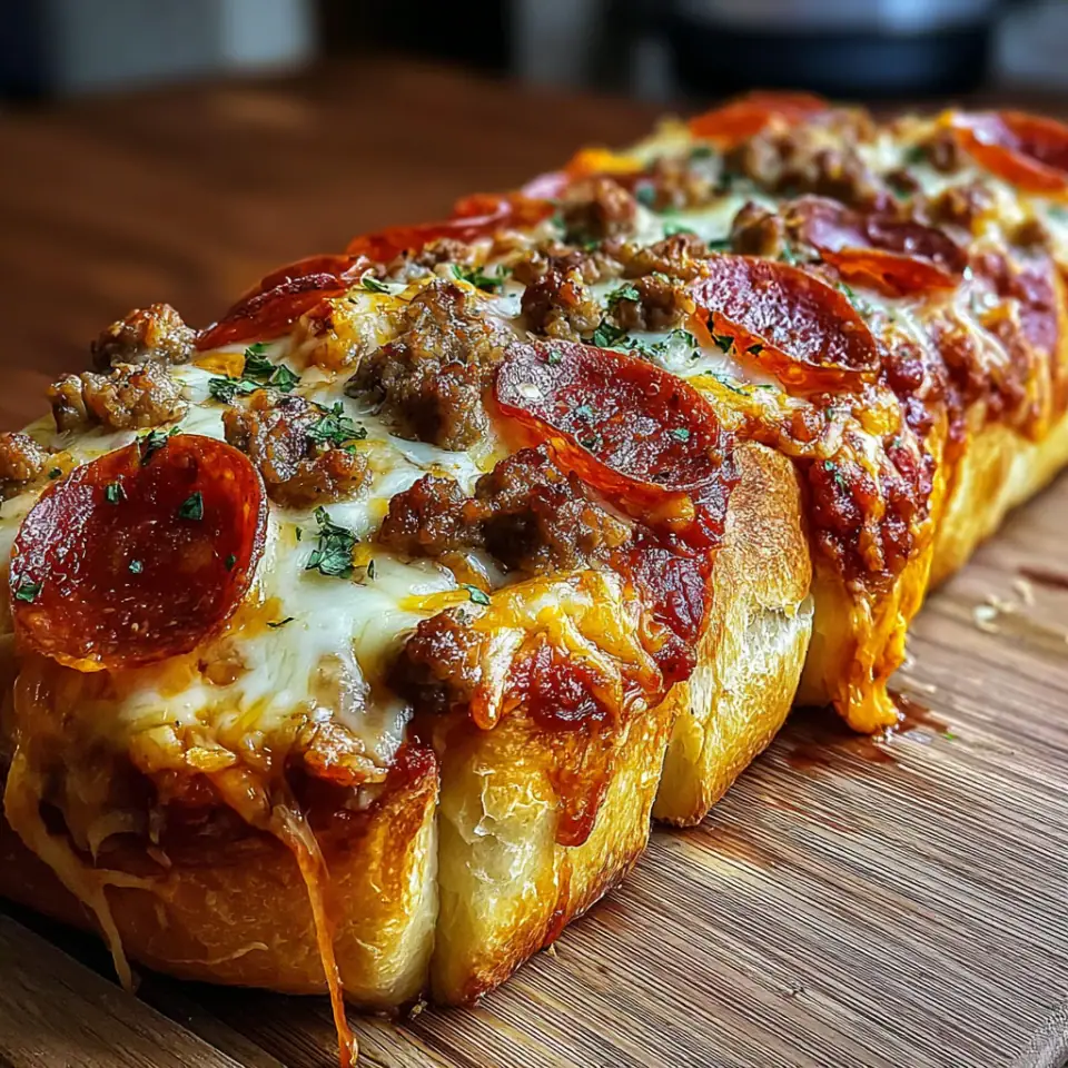 Cheesy Garbage Bread